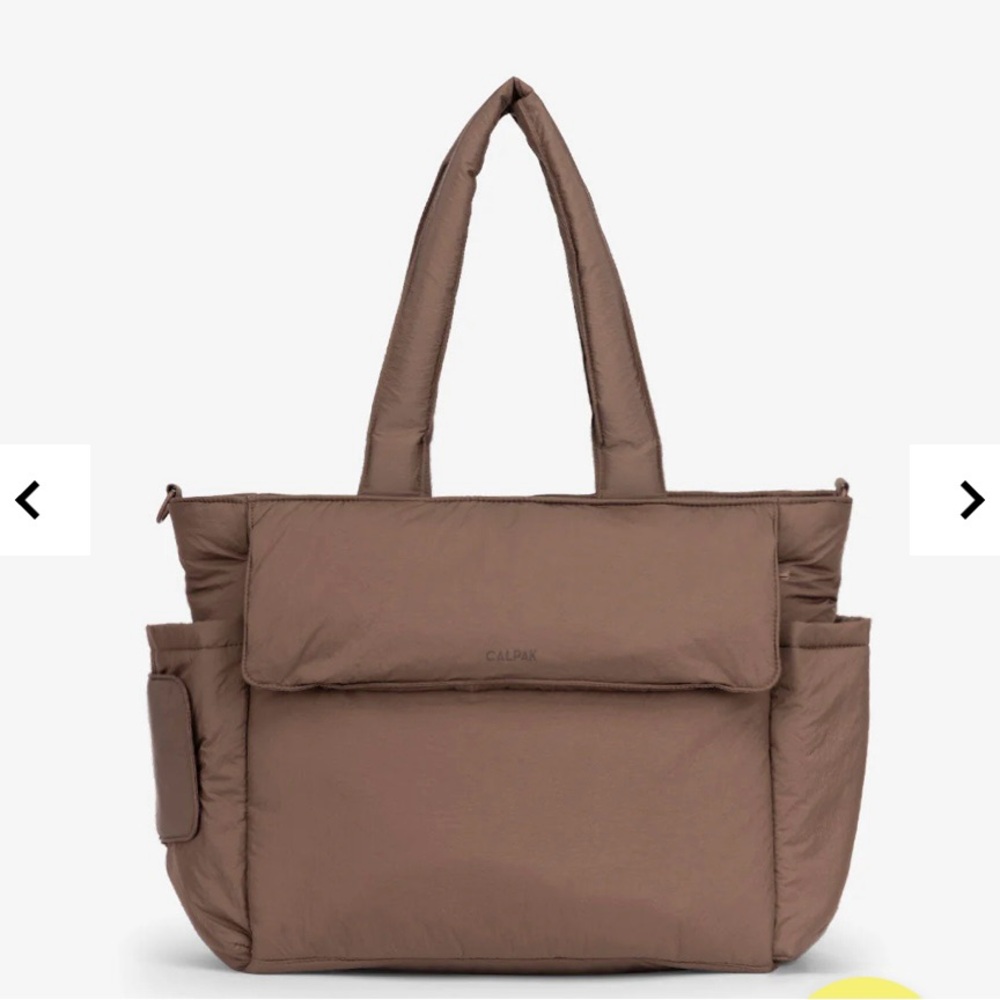 Calpak Taupe Tote Bag